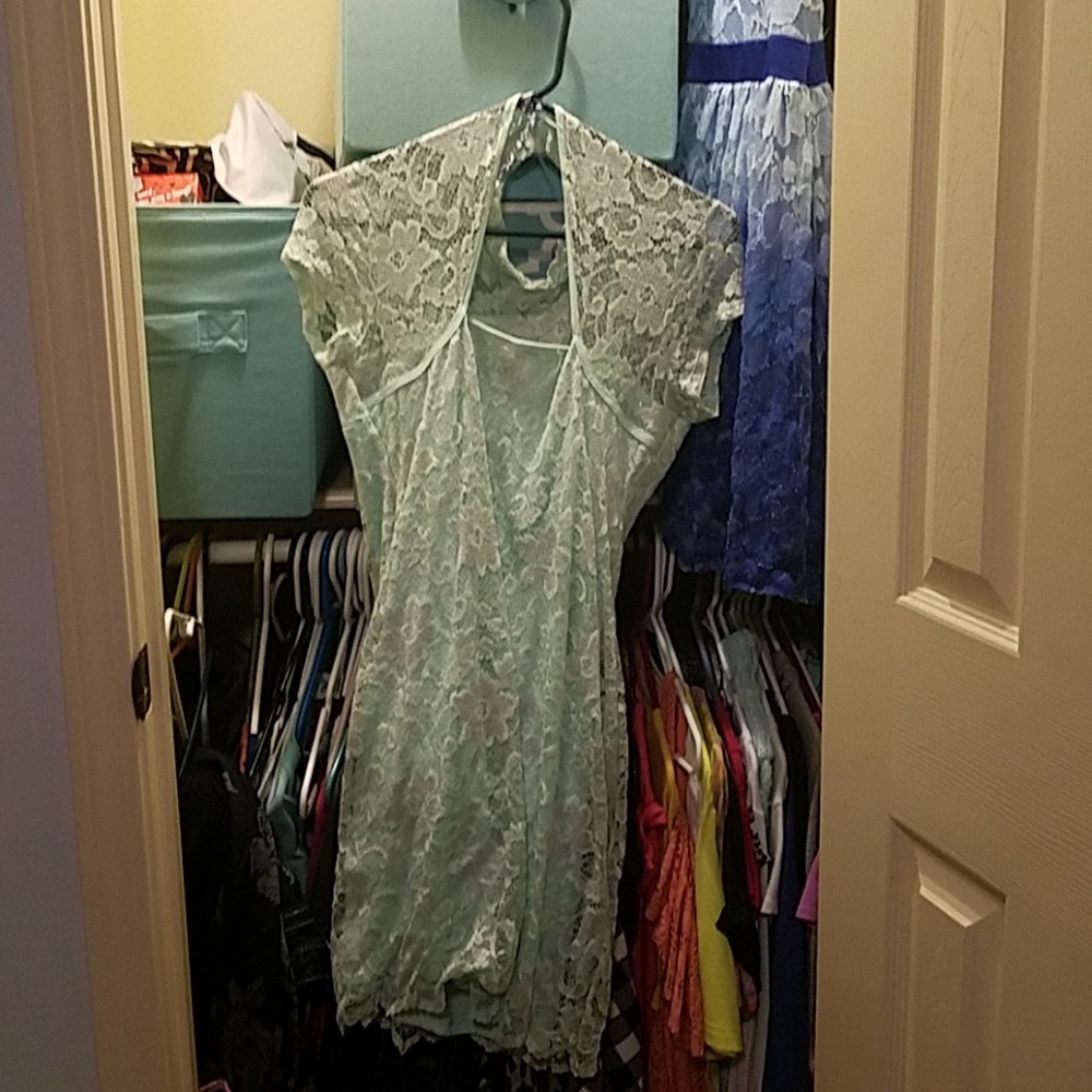 Mint Green Dress